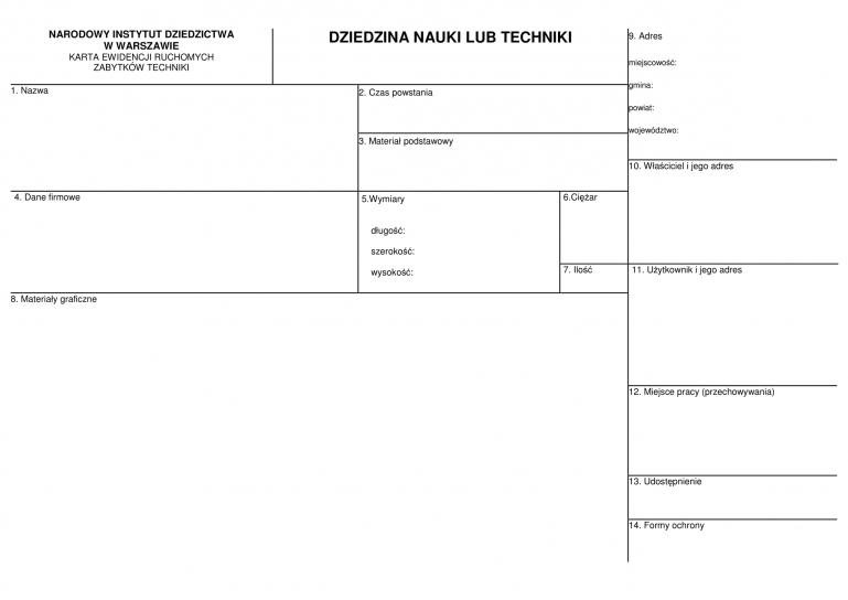 wzór białej karty 1