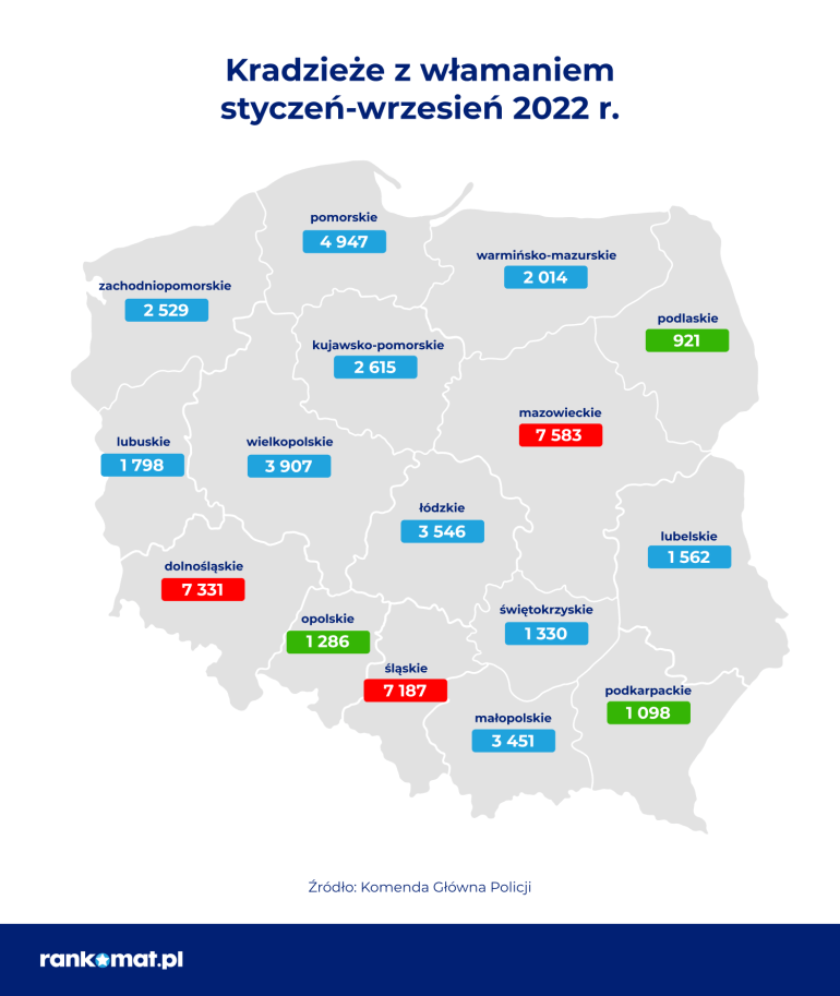 kradziez z wlamaniem 2022