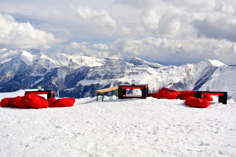 narty w Gudauri, Gruzja